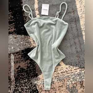 NWT Forever 21 Velvet Bodysuit!